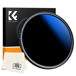 K&F Concept 77mm Variable ND Filter 67mm 82mm ND2 ND2000 Neutral Density ND2-ND2000 C Series 49mm 52mm 55mm 58mm 62mm 72mm Nikon