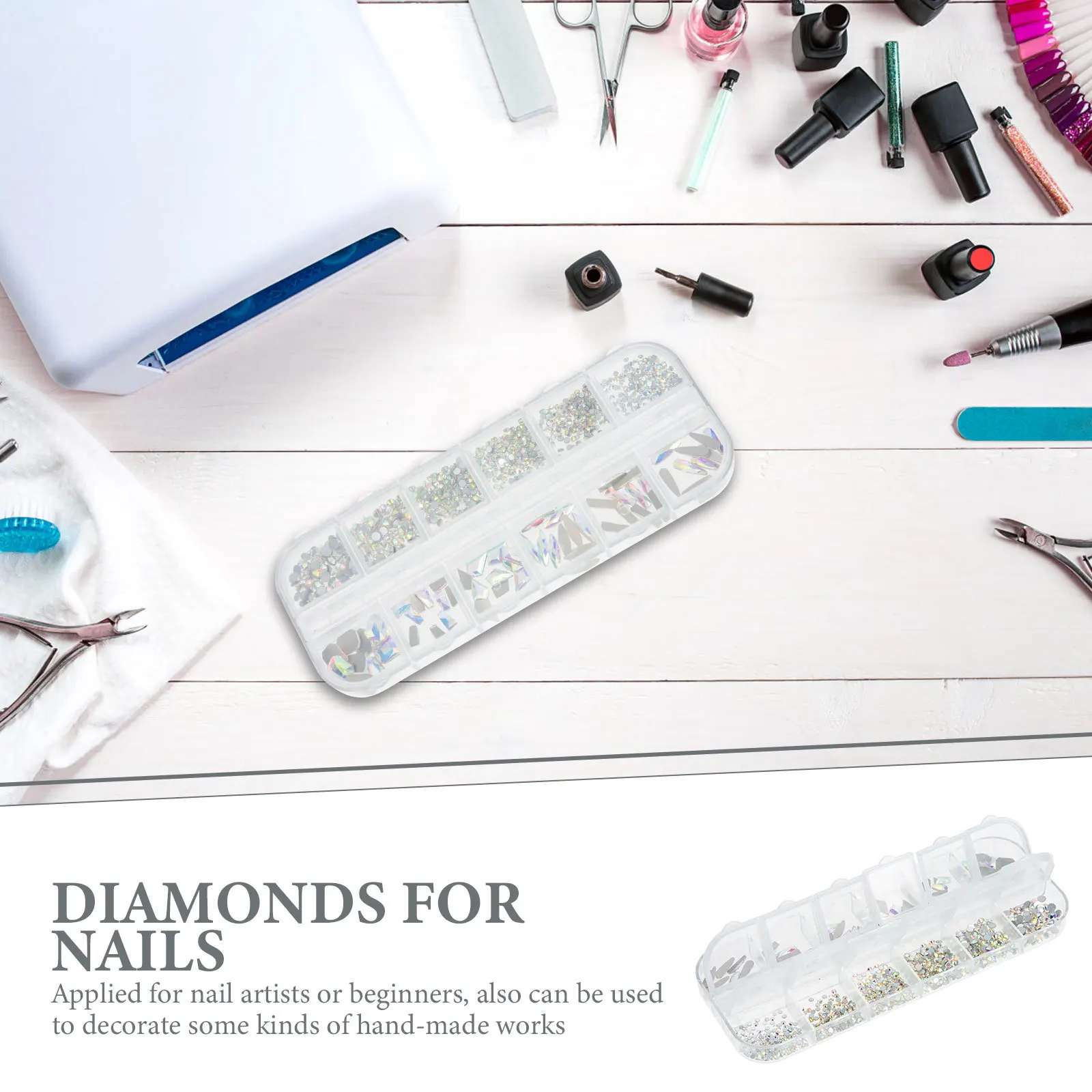 

Nail Diamonds Decorations for Nail Art DIY Projects Charming Pretty Impress Others Diamonds for Nails Manicure Diamond