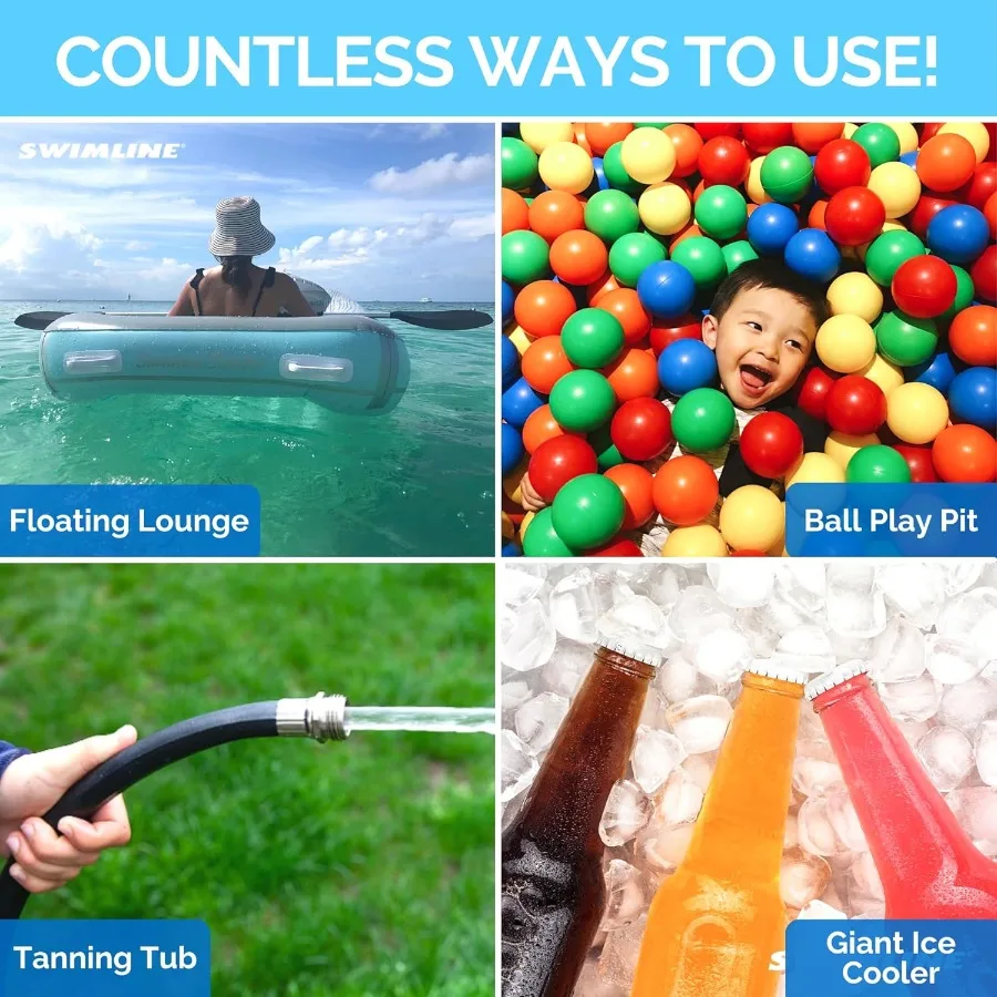 Opblaasbaar zwembad Float Lounger Raft Matras Fun Mat Classic Cruiser Blauw