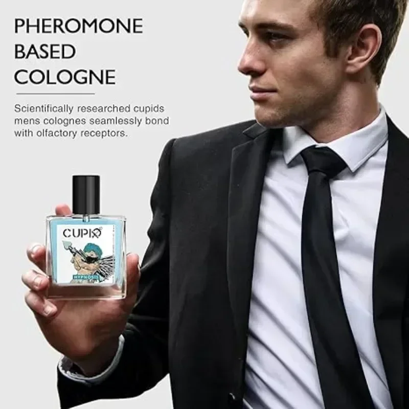 Original Cupid Men's Pheromone Cologne Lasting Mature Hypnotic Rich Fragrance High Quality Hombre Perfume Body Spray