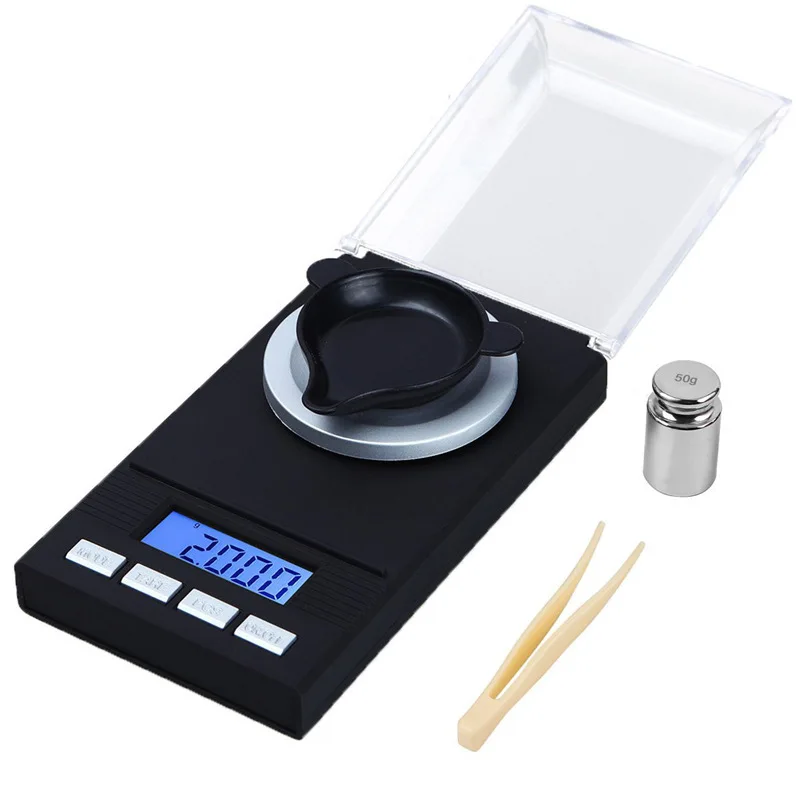 100G household jewelry scale carat scale electronic scale 0.001g portable mg mini gemstone miniature balance