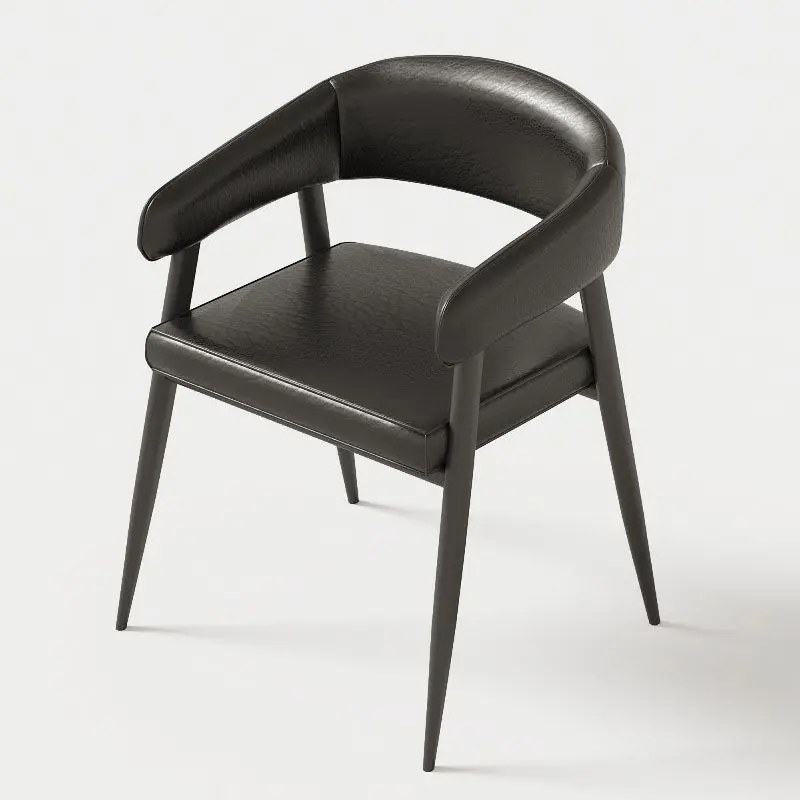 // Table And Chairs Set Black Plated Stainless Steel Legs For Restaurant Hotel Table And Chairs