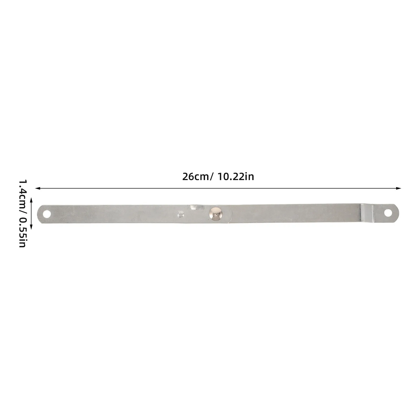 Folding Lid Support Hinges 2 Pieces Stainless Steel Flap Stay Hardware for Cabinet Table Space Saving