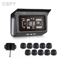 SPY 2023 Schrader European Cars Truck Solar Digital Tire Air Pressure Gauge System Camper Auto 100 150 Psi