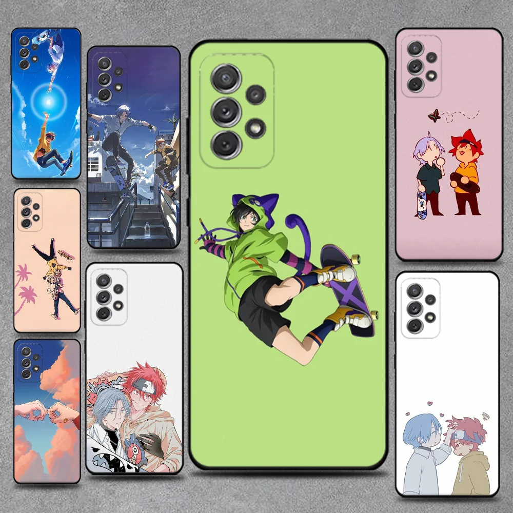 

Anime S-SK8 The Infinitys Phone Case For Samsung S25,S24,S21,S22,S23,S30,Ultra,S20,Plus,Fe,Lite,Note,10,9,5G Black Cover