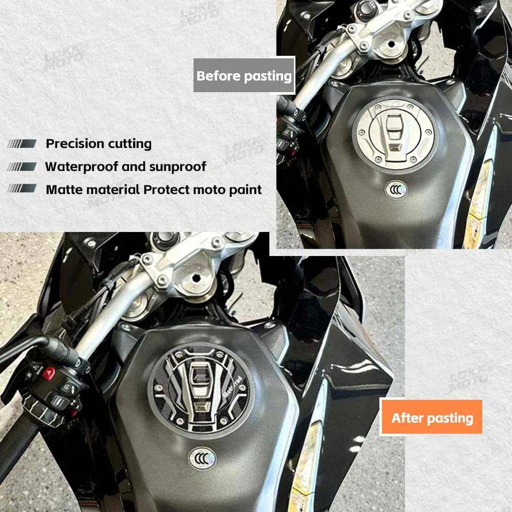 For F900 F 900 R F900 XR F900GS f900r xr Motorcycle Tank Cap Cover Sticker Scratch Resistant Thick Frosted Protector Decals