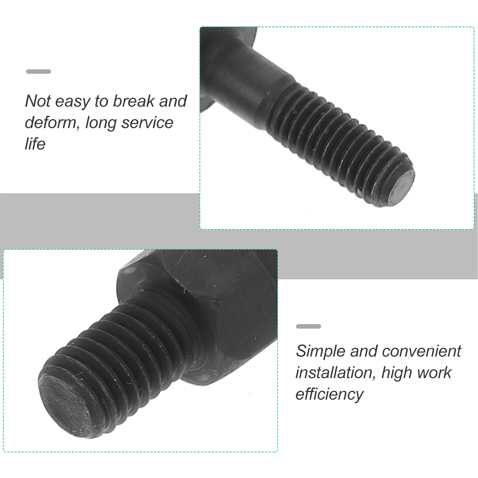 Mandrin d'écrou à rivets en acier Durable, pièce de nez, conception ergonomique, facile à utiliser, outil de remplacement pour l'assemblage de voiture