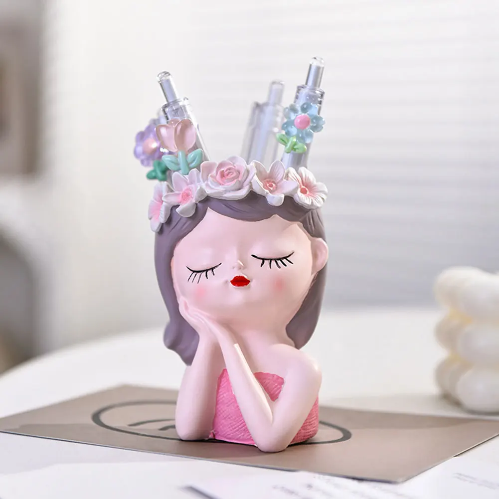 Fairy Desk Organiser Pen Holder For Women Ideal Thoughtful Present For Women, Girls, Colleagues. For Workspacesc