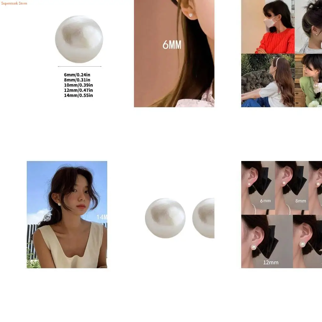 Q5WE Elegant Pearls Clip Earrings Not Piercing Required Ear Accessory Suitable for Daily Wear and Special Occasions