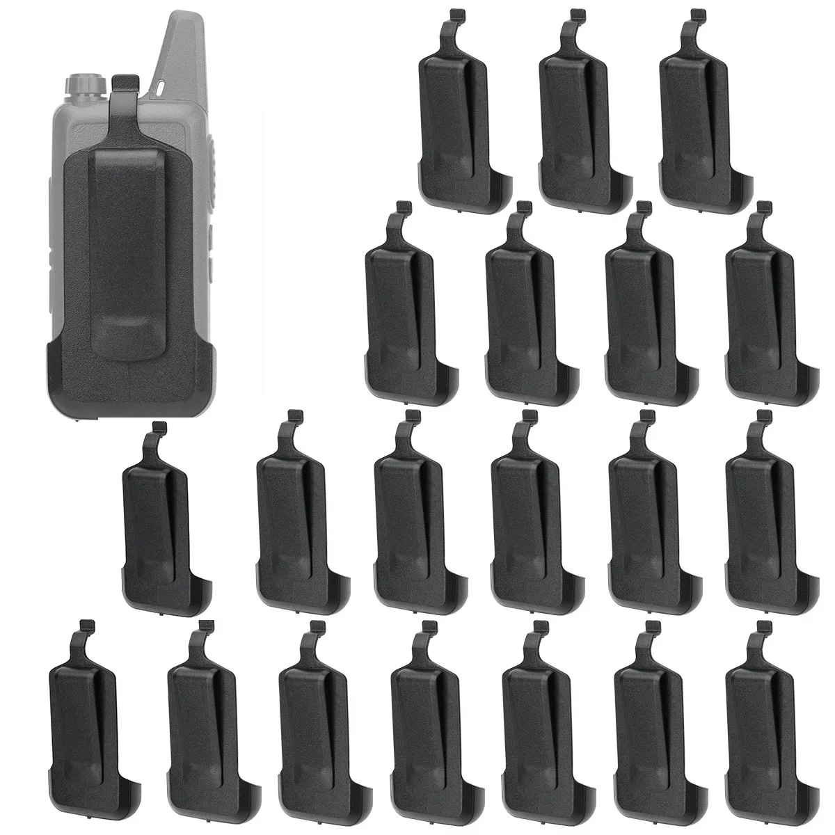 Walkie Talkie Belt Clip 5/10/20pcs Back Clip For Baofeng BF-T20 Retevis RT622 RT22S For WLN KD-C1 Two Way  Accessories