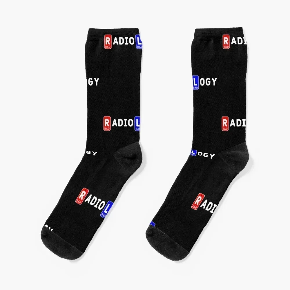 

Radiology Tech X-Ray Technician Socks Christmas Men's Stockings compression colored Designer Man Socks Women's