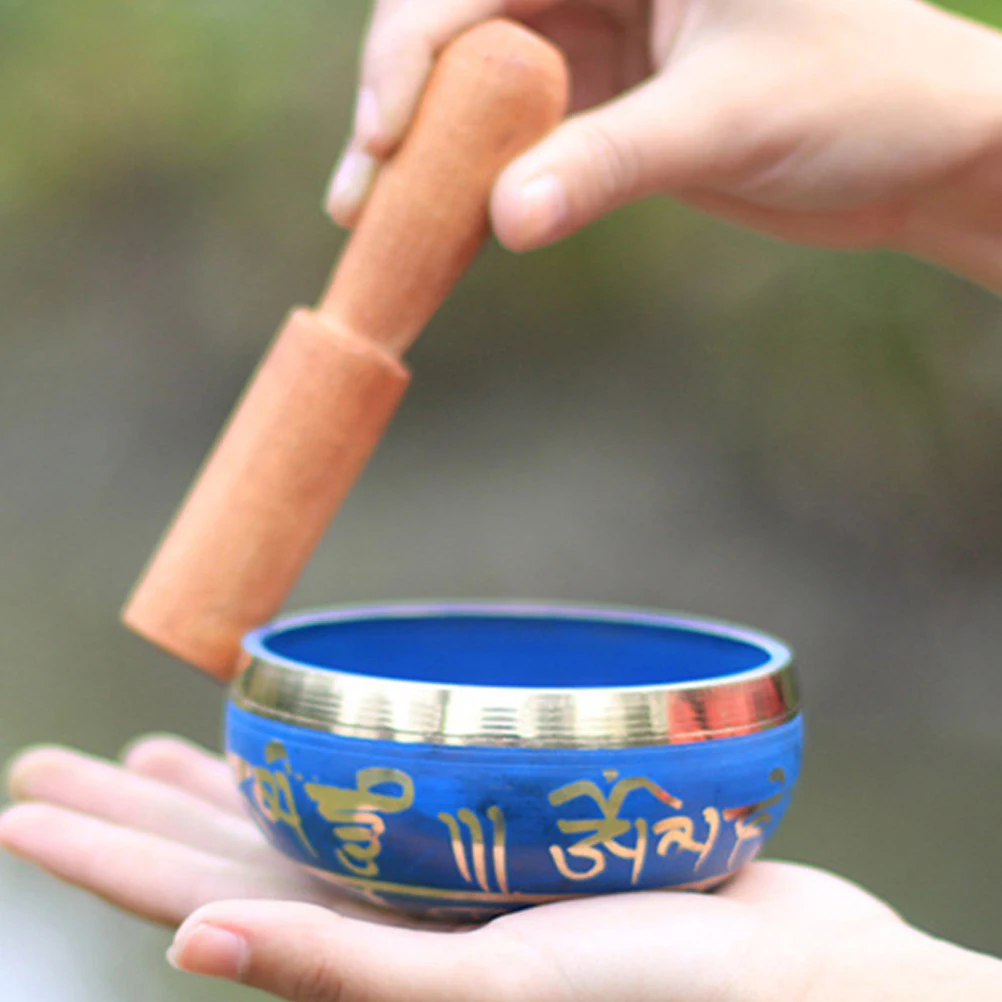 

Mini Copper Singing Bowl Decorative Large Chanting Tibet Meditation Set Yoga Room Peaceful Multi