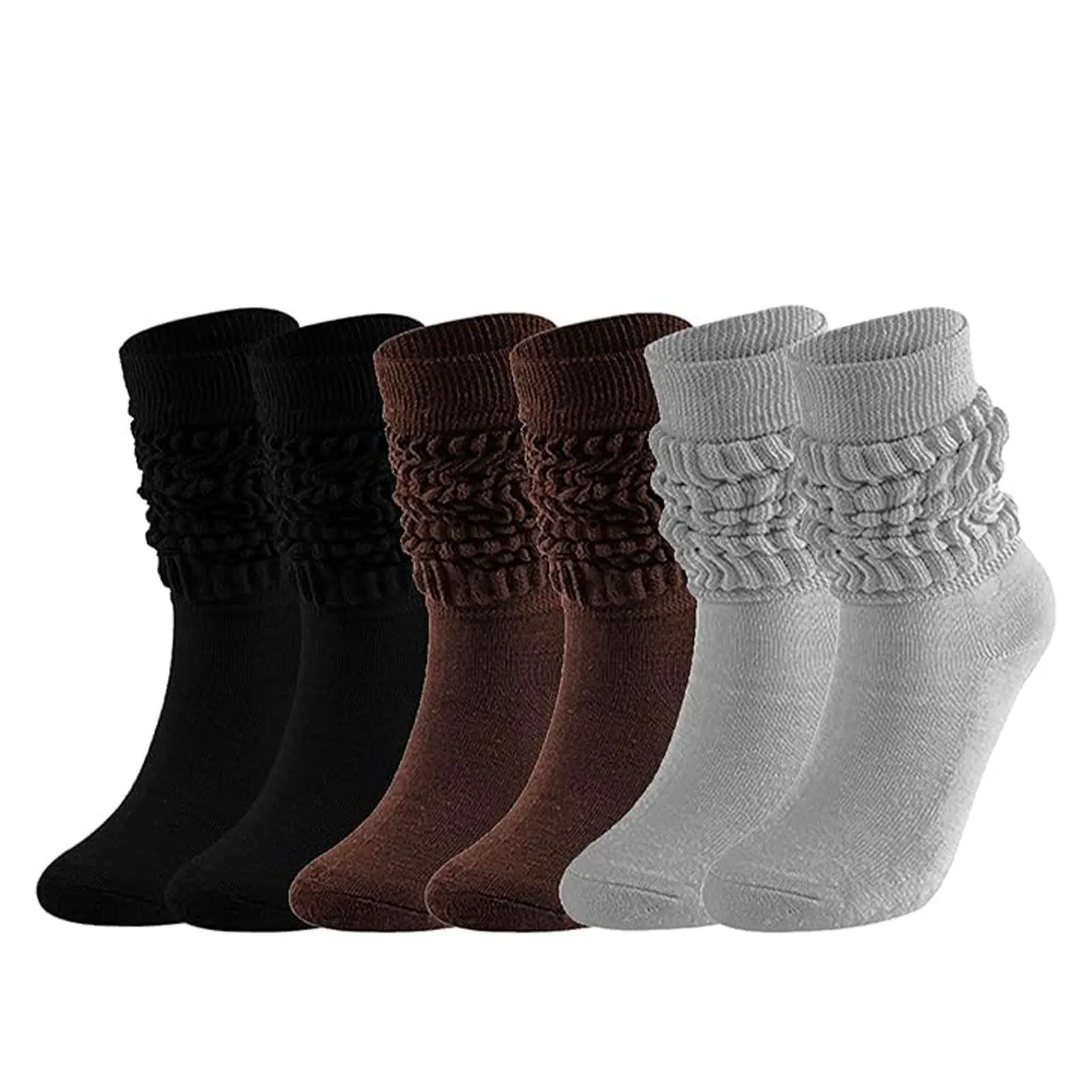 

3pair Stylish And Comfortable Loose Slouch Socks For Women Soft And Comfortable Women Slouch Socks