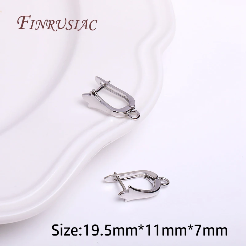 DIY Earrings Clasps Hooks For Women Jewelry Making Supplies Lever Back Open Loop Fasteners Ear Hooks Earrings Findings