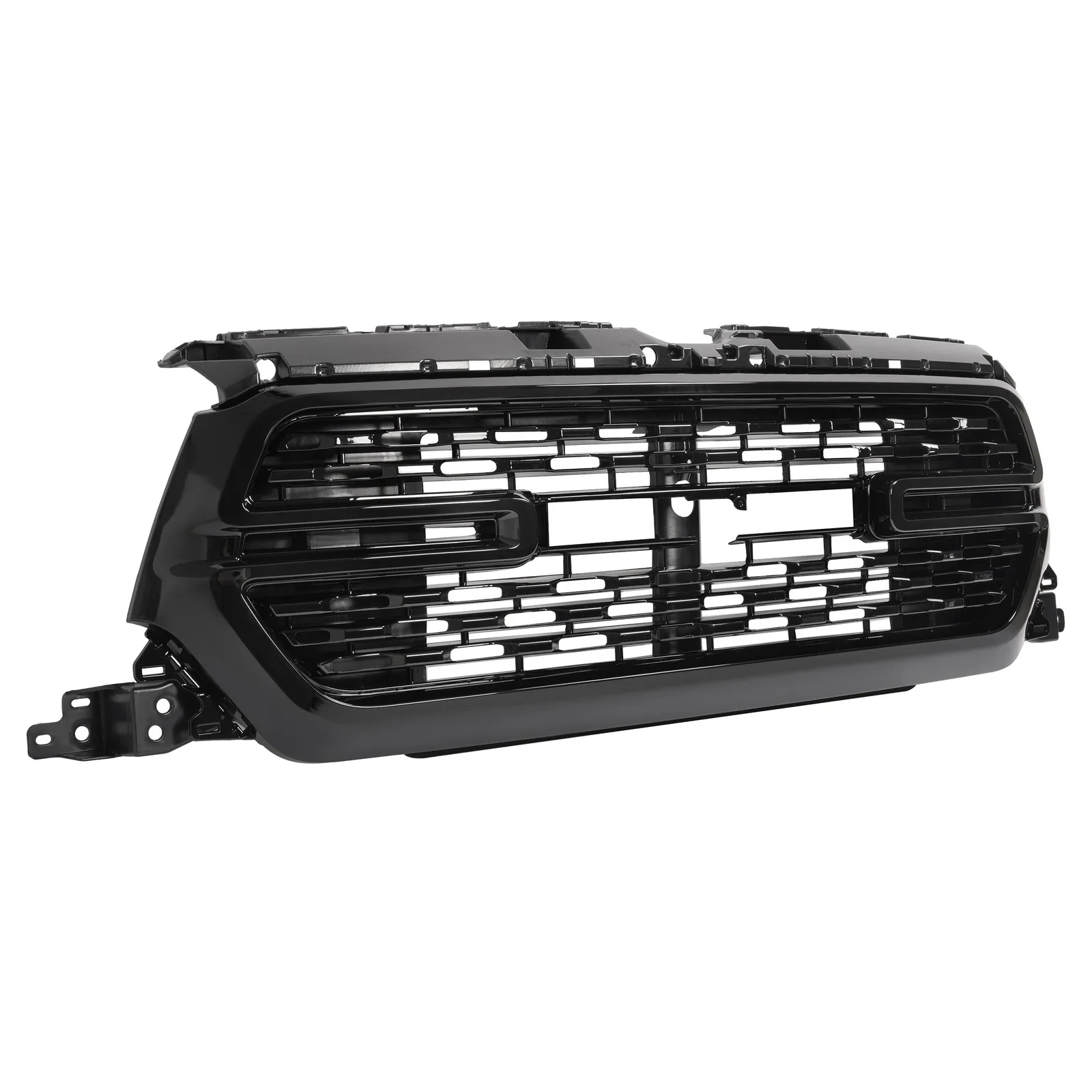 

Front Bumper Grille W/Base For 2019-2024 RAM 1500 Big Horn Painted Gloss Black