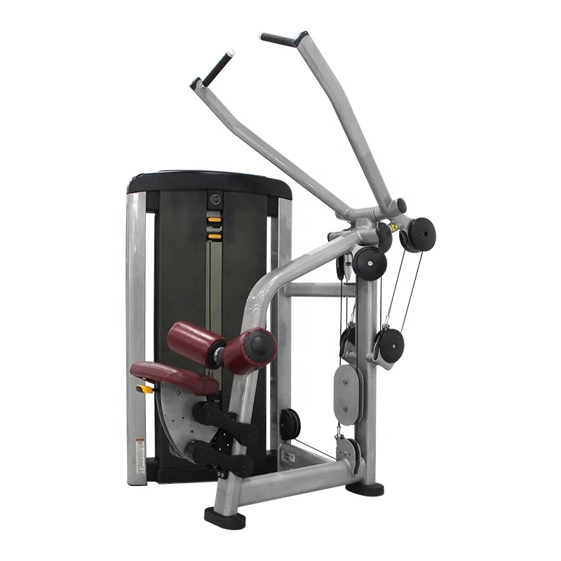 

Gym Fitness Equipment Lat Pulldown Machine High Row Pin Loaded Selection Lat Pull Down