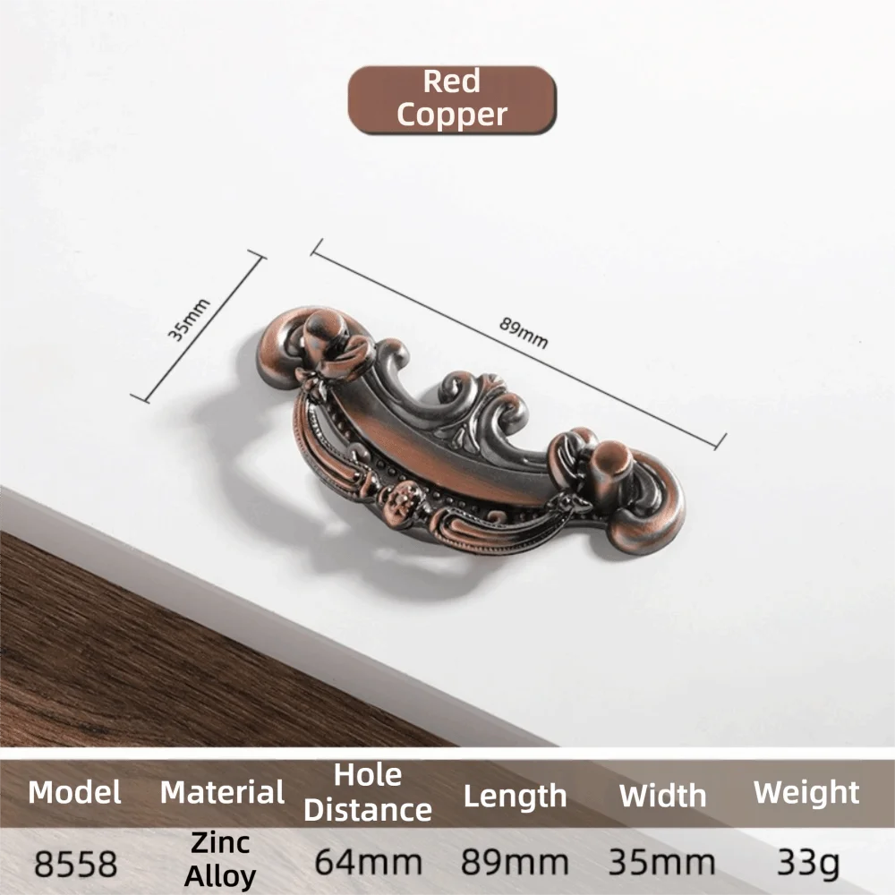 New Retro Style Cabinet Handles Classical Design Old-fashioned Kitchen Handles Drawer Handles Door Furniture