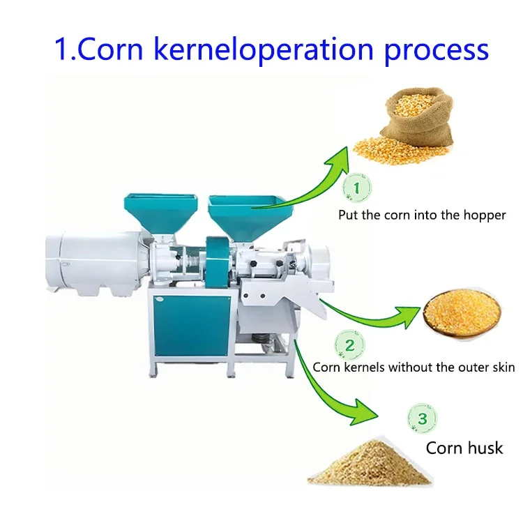 Commercial corn sheller corn coarse grain maker