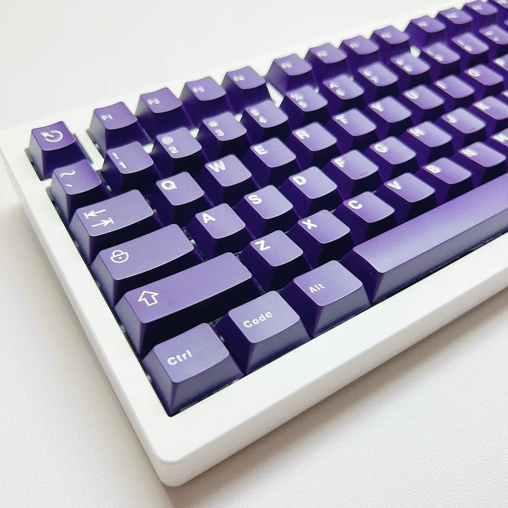 

Dark purple two-color keycap PBT material Original height adaptation 64/68/75/82/87/98/104