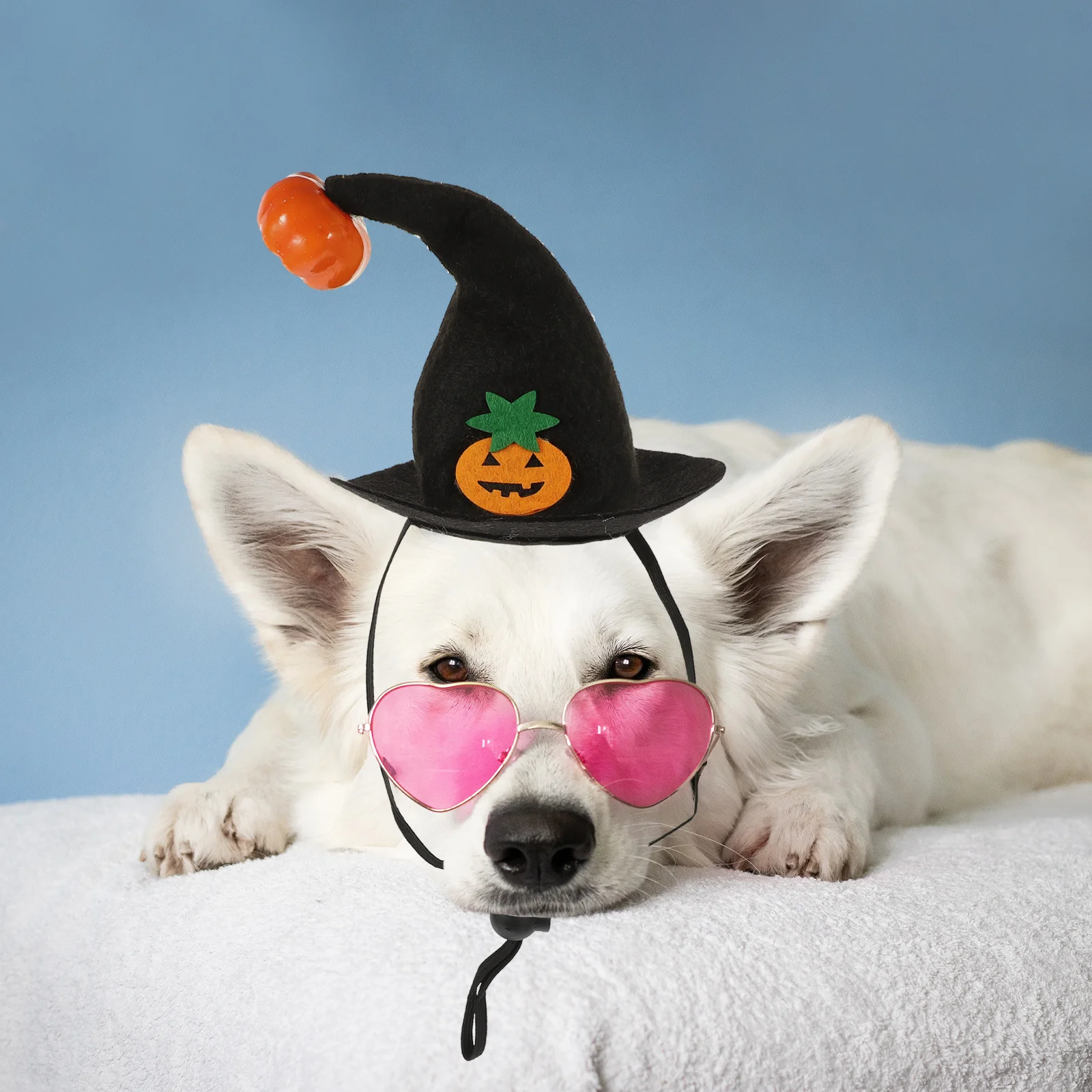 

Pumpkin Smile Hat Halloween Themed Pet Hat Adjustable Strap for Cat Dog Black Comfortable Party Cosplay Pet Supplies Pumpkin