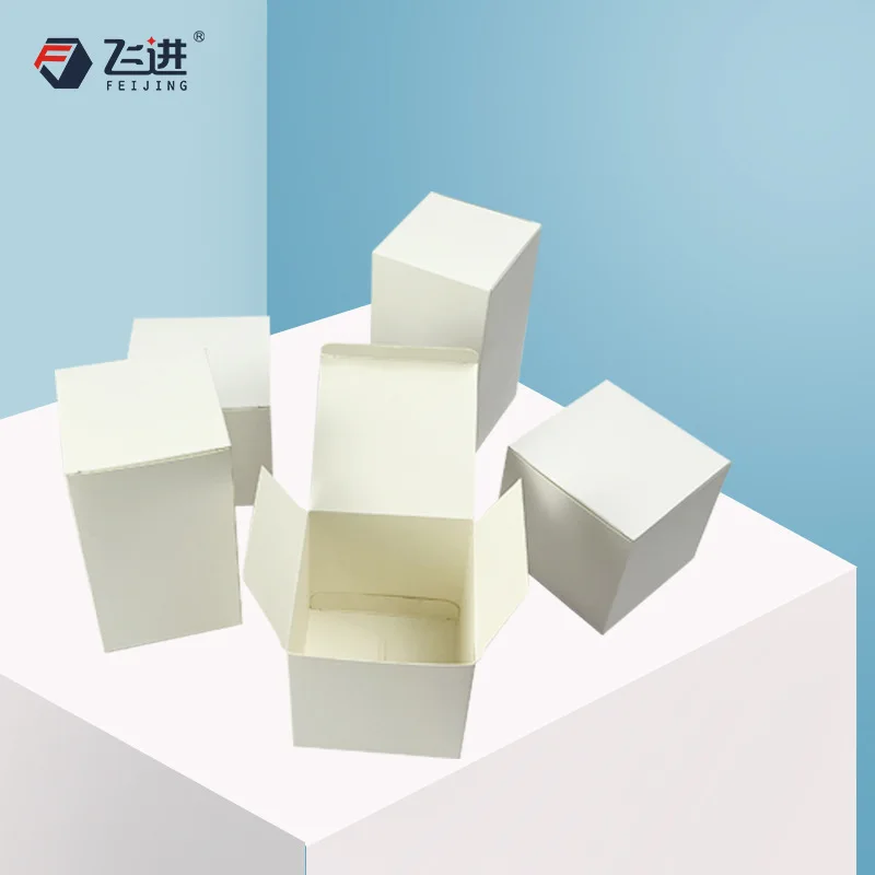 Custom. In-stock Square Black Blank Paper Box Kraft Paper Printing Color Packaging with Red Blind Box