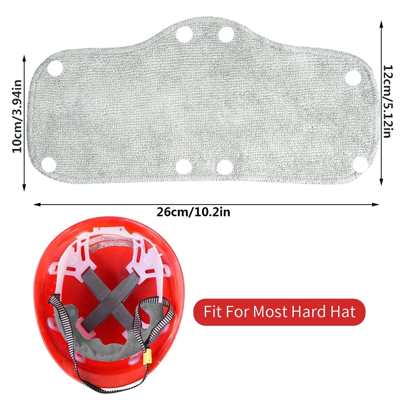 عصابة عرق قبعة قطنية صلبة قابلة للغسل ، عصابة عرق تيري قابلة لإعادة الاستخدام مع بطانة سريعة ، إكسسوارات قبعة صلبة ، 15 *