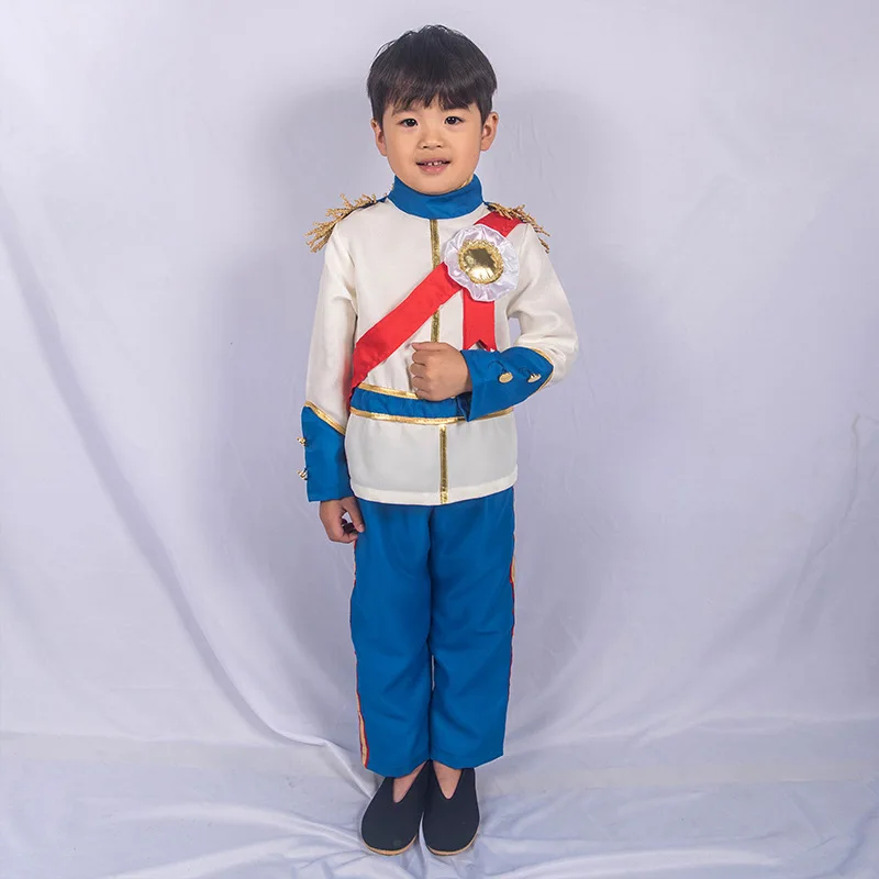 Kinderkleding Set Baby Boys Prins Kind Kostuum Halloween Theatrale Speelfeestkostuums Prins Charmante Cosplay Kleding