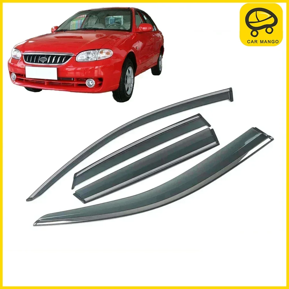 

Хромированные полоски, защита от дождя для KIA RIO 1999-2005 2011-2022 K2, оконный козырек, ветровые дефлекторы, дверной козырек, вентиляционные шторы, вентиляционный козырек