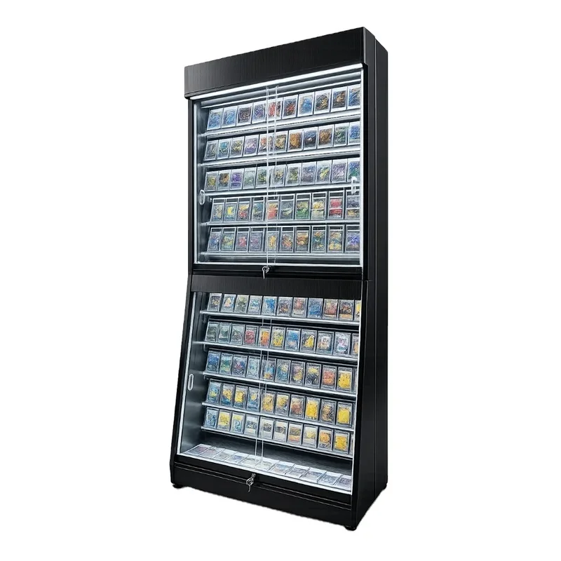 custom.Quality Choice Swing-Out Glass Door Optical Transparent Acrylic Sheet Protective Front Anti-Tcg Card Display