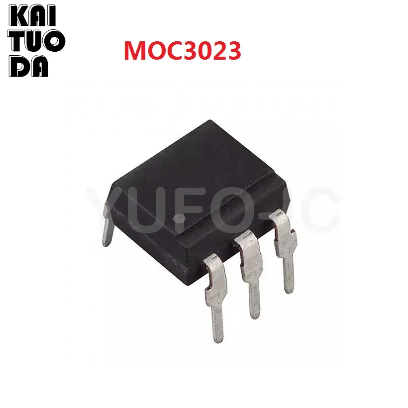 [ Free Shipping ] 20pcs New Three-terminal bidirectional triac output optocoupler MOC3023 3023 DIP