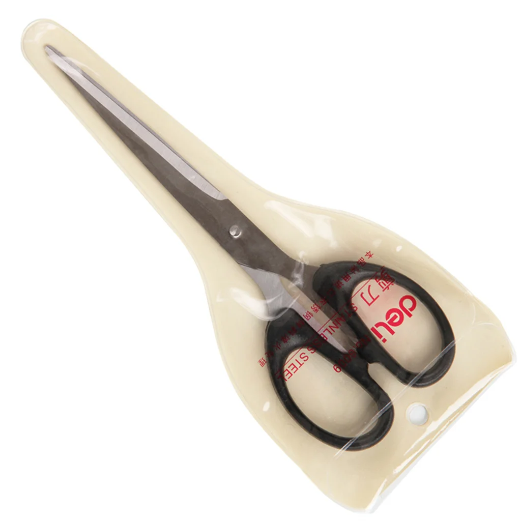 DELI 6009 Large Office Household Paper Cutter High quality Stainless Steel Utility Scissors For Household Sewing Scissors