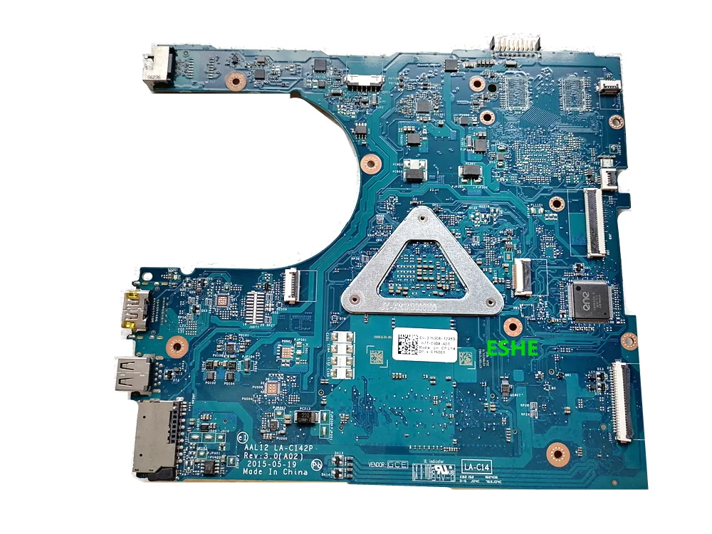 LA-C142P For DELL Inspiron 5455 5555 5755 Laptop Motherboard CN-01N0C6 01N0C6 1N0C6 With A8-7410 CPU 100% Tested