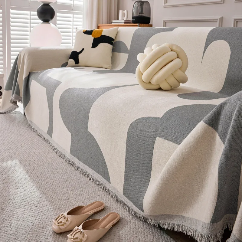 

1 шт., универсальное одеяло для дивана на все сезоны, чехол для дивана, новый чехол с защитой от кошачьих когтей, легкий роскошный чехол высокого класса