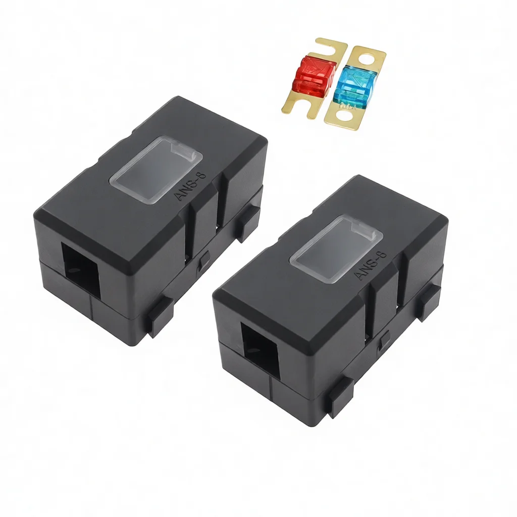 Automotive Bolt Down Fuse Holder Terminal Block Circuit Protection Box Electrical Component For Vehicle Power Supply