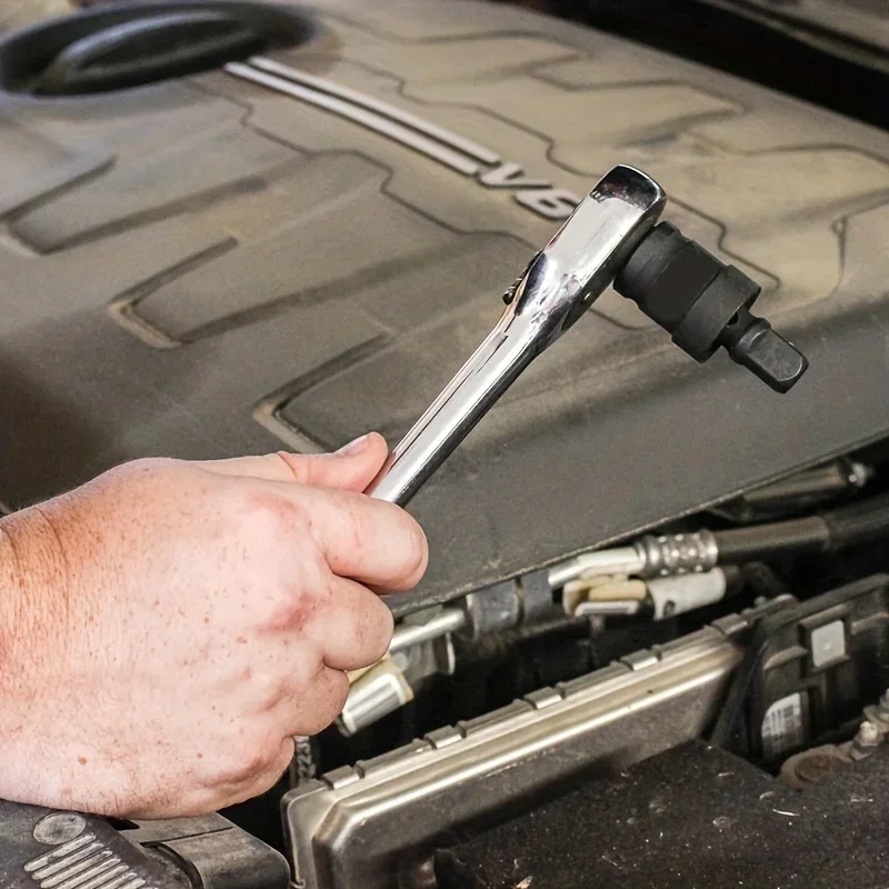 1/2 Zoll Universal-Gelenkadapter für Steckschlüssel, 360° ° Schwenkbarer Stahlkugel-Schlagschraubendreher für Elektroschrauber zur Effizienzsteigerung – Detail 7