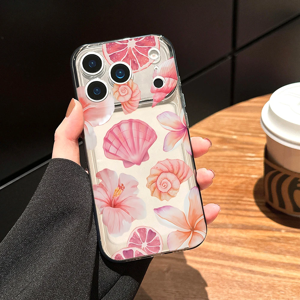 Xiaomi Redmi Note 13 - Capa Transparente Botânica Costeira para Xiaomi