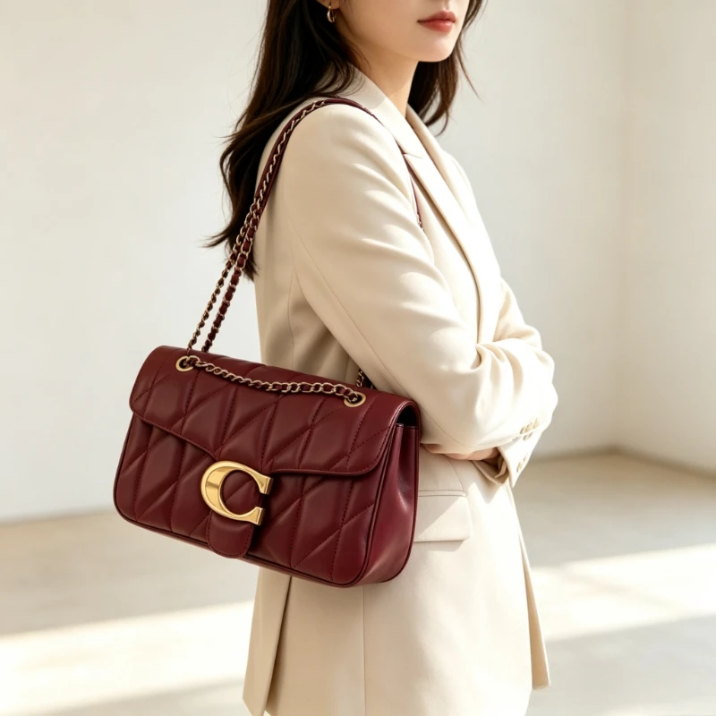 Luxury Women's Shoulder Bag Handmade Leather Crossbody Purse Ladies Tote Handbags Classic Designer Brand Stylish Gift