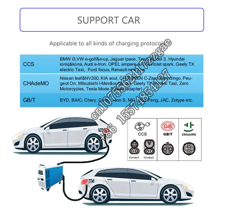 Good Price Home Power Supply 30kw Fast Car Vehicle Mobile Ev Dc Charger Portable EV Charger