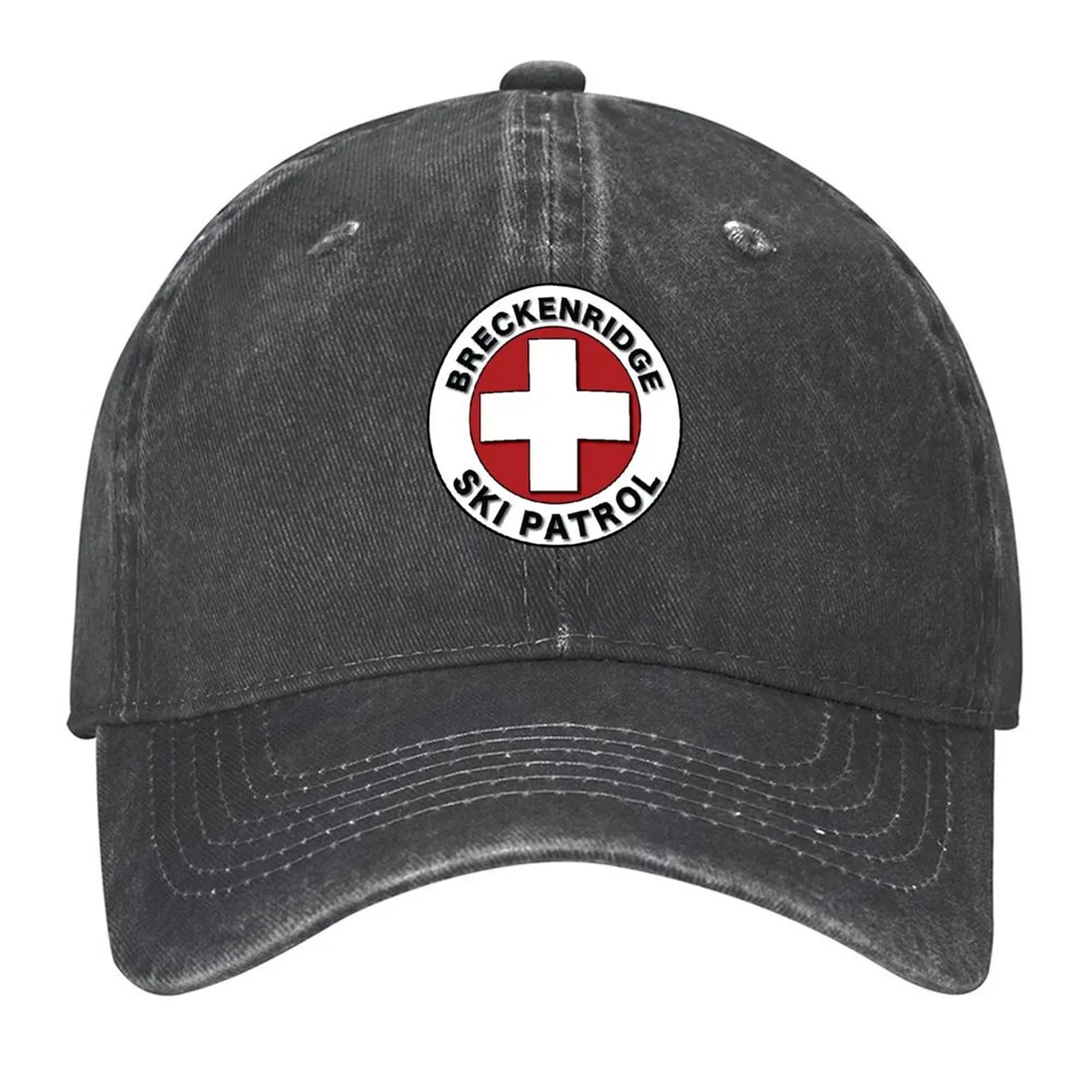 Breckenridge Ski Patrol Colorado gorra de béisbol protección Uv sombrero Solar Dropshipping bolsa de playa gorra personalizada mujer 2025 hombres