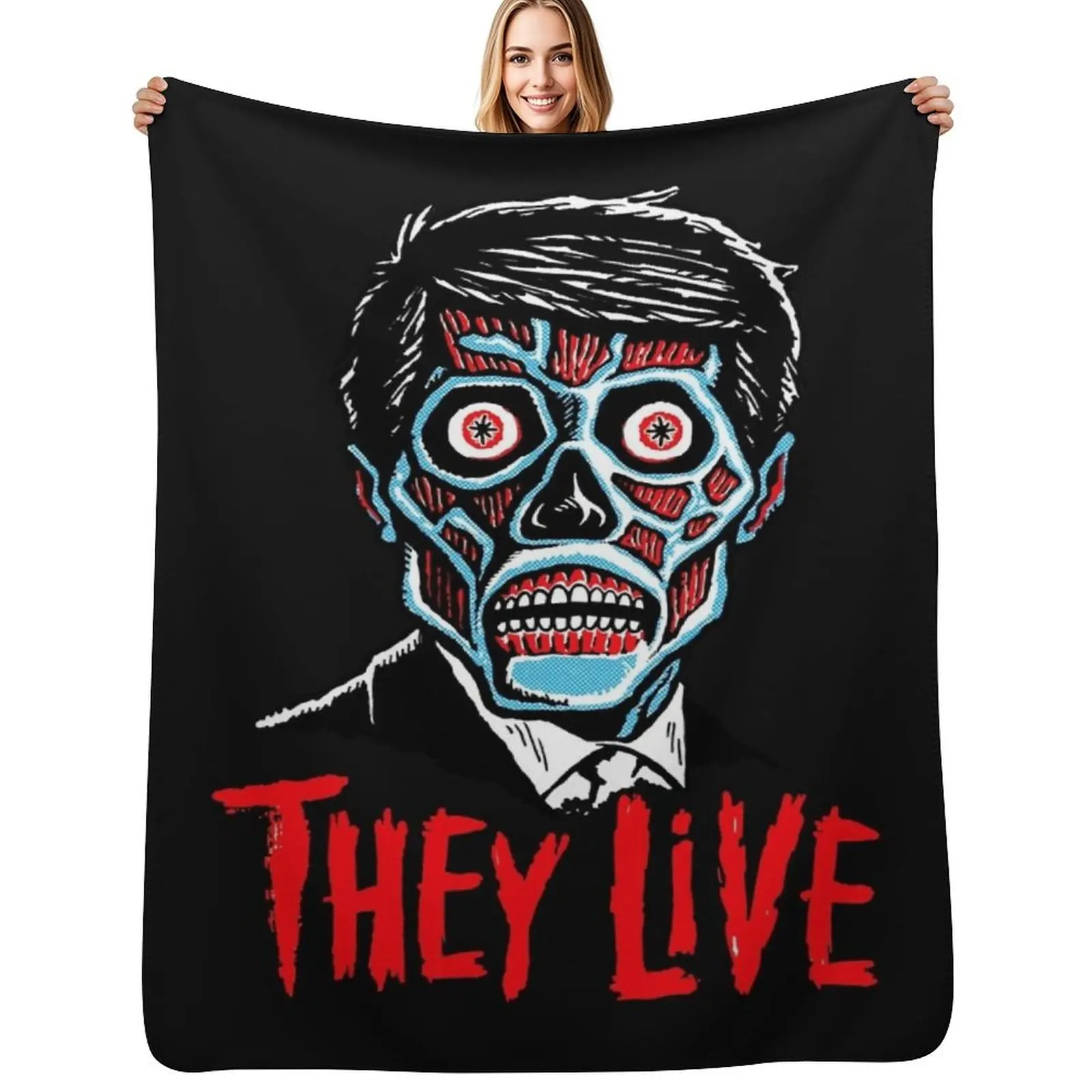 THEY LIVE!!! Essential Throw Blanket Flannels Decorative Sofa Luxury Throw Stuffeds Luxury blankets and throws Blankets