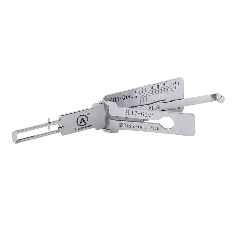 

EU17 (SS216) 2in1 Motorcycle lock pick tools Opener Decoder locksmith tools Box Lock Cylinder Locksmith Supplies