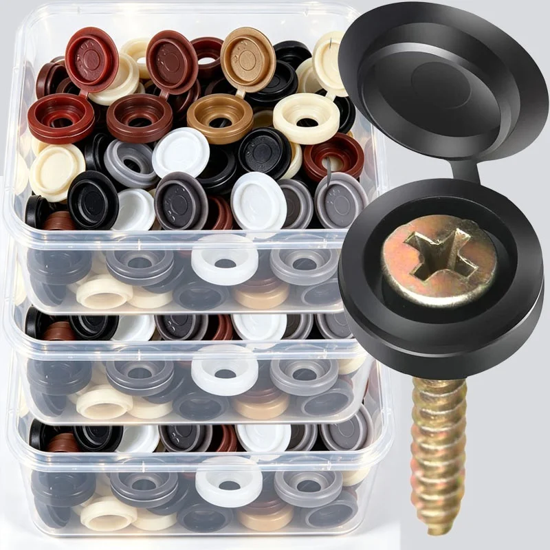 100pcs Allen Screw Cap Cover Plastic Protective 7 Colors Phillips Decorative Cross Nails Folding Anodized Auto Autorocker Boat