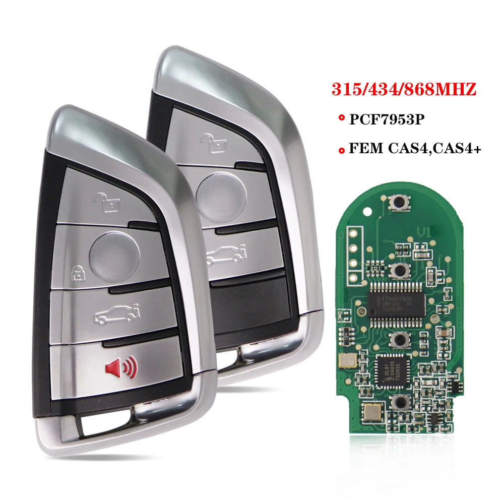 

Автомобильный ключ с дистанционным управлением 3/4B для BMW 1 3 5 7 серии F48 F39 F10 F22 F30 G30 G20 530 525 730 X1 X3 X5 X6 X7 2011-2017