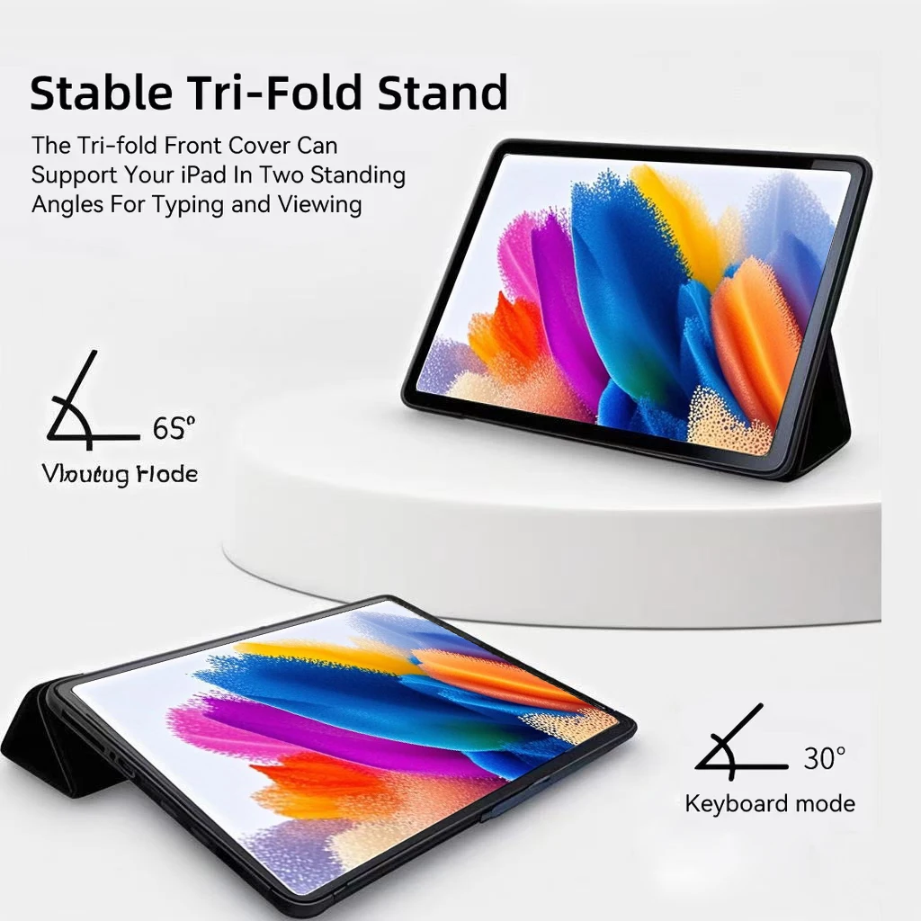 For Samsung Galaxy Tab A8 10.5 2021 SM-X200 SM-X205 SM-X207 X200 X205 X207 Flip Stand Cover Soft Silicone Back Tablet Case - view 5