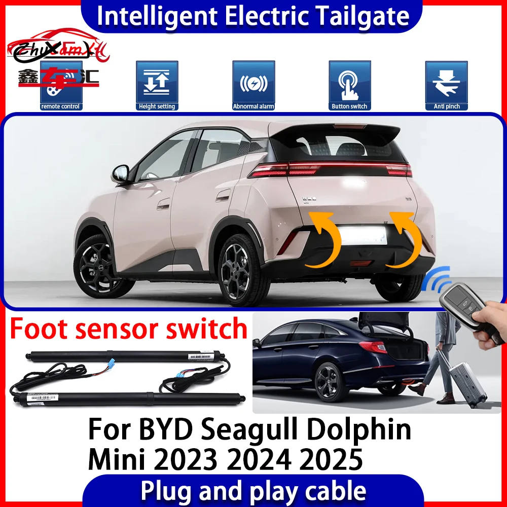 

Car Automatic Lifting kit Opening Trunk Intelligent Electric Tail Gate Lift Tailgate for BYD Seagull Dolphin Mini 2023 2024 2025