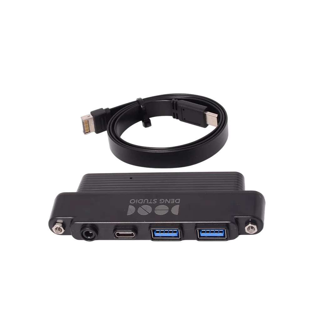 Front Mounted IO Module of Chassis USB 3.1 GEN2 Protocol 10Gbps Rate Multiple in One  USB TYPE-C 3.5mm Audio Interface