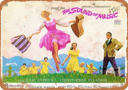 1pcs,Metal Sign - Sound of Music - Vintage Look Wall Decor for Cafe Bar Pub Home Beer Decoration Crafts