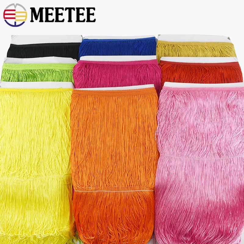 

1/2/3M 50cm Long Tassel Fringe For Clothes Latin Dress Skirt Lace Trims Curtain Sewing Trimming Ribbon DIY Garments Accessories