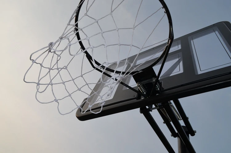 China atacado melhor cesta de basquete ajustável com suporte de basquete de bola de cesta traseira de aço