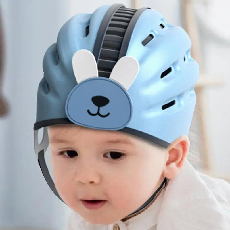 Protector Cap Adjustable Babies Babies Hat For Crawling Expandable Adjustable Anti-Collision Cute Look Hat For Aged 6-24 Months